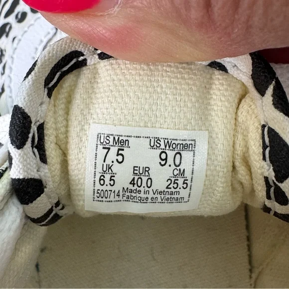 VANS Old Skool Stacked UV Ink Leopard Print Mens 7.5 Womens 9 Platform Chunky - Picture 7 of 9